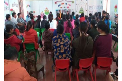 Công tác tuyên truyền phối hợp, tạo sự thống nhất giữa nhà trường, gia đình và xã hội cùng quan tâm xây dựng trường mầm non lấy